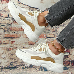 Spring and autumn new thick sole trend couple casual sports sneakers