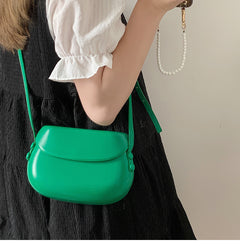 Red saddle bag crossbody bag, case mobile phone, mini crossbody bag