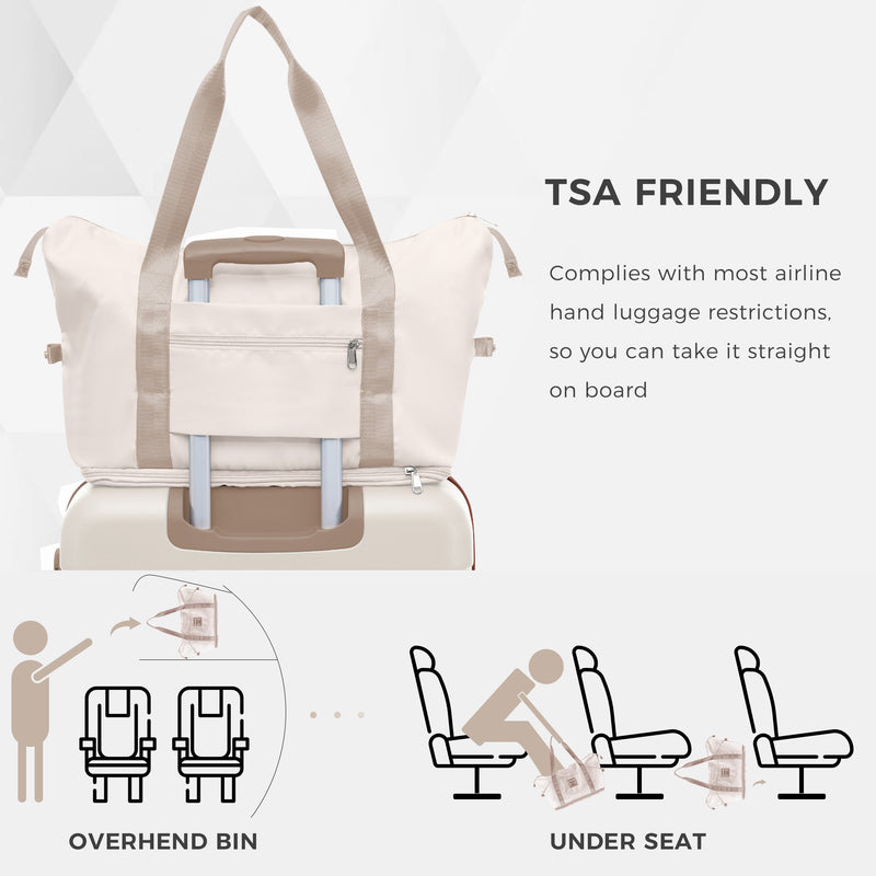 4-piece Suitcase Set With USB Port, Expandable ABS Durable Suitcase, Travel Bag, Cup Holder, Spinner Wheels