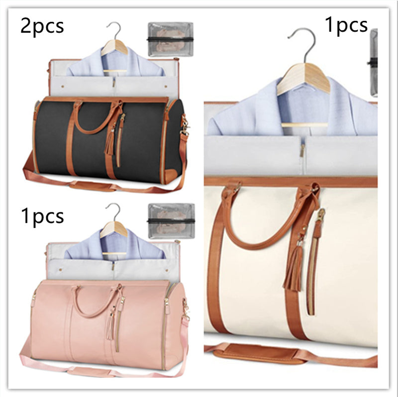 Large Capacity Travel Duffle Bag Women's Handbag Folding Suit Waterproof Bag