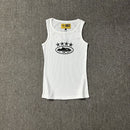 Basic printed vest street beauty sports casual men's and women's tops