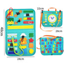 Children's Busy Board Dressing Buttoning Learning Baby Early Education Preschool Sensory Learning Toy