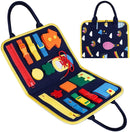 Children's Busy Board Dressing Buttoning Learning Baby Early Education Preschool Sensory Learning Toy
