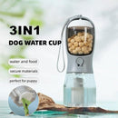 Dog Drinking Food Water Cup Garbage Bag Three-in-one Portable Small Multi-functional Holder