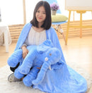 Elephant Doll Pillow Baby Comforter