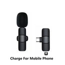 Wireless Lavalier Microphone Portable Audio Video Recording Mini Mic For I Phone Android