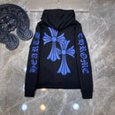 Navy cross flower arms limited hoodie for couples