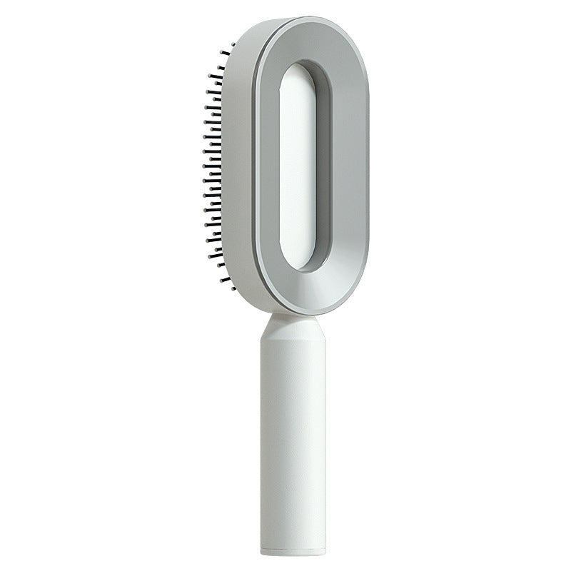 Self Cleaning Hair Brush For Women One-key Cleaning Hair Loss Airbag Hairbrush
