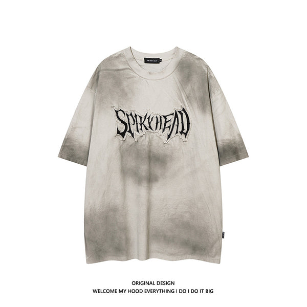 SPIKYHEAD - Oversized Embroidered T-Shirt