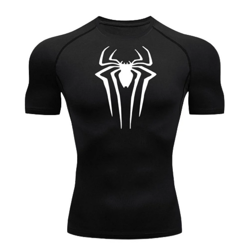 Men's Fitness training sports running breathable quick drying shot sleeve T-shirt