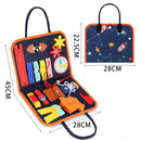 Children's Busy Board Dressing Buttoning Learning Baby Early Education Preschool Sensory Learning Toy