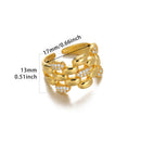 Light luxury, niche design, high-end micro-set zircon opening ring, heart-shaped devil's eye index finger ring, versatile jewelry