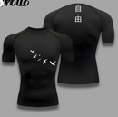 Men's Fitness training sports running breathable quick drying shot sleeve T-shirt