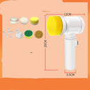 Multifunctional Rechargeable Electric Scrubber Dishwashing Brush