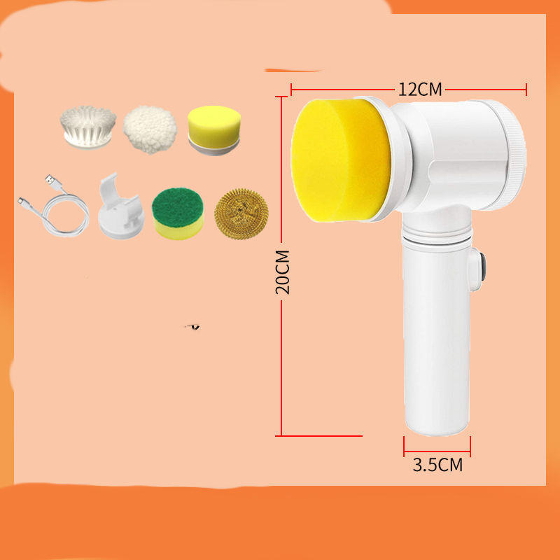 Multifunctional Rechargeable Electric Scrubber Dishwashing Brush