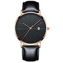 Simple calendar male creative waterproof quartz watch
