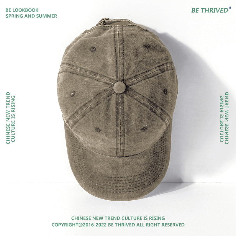 BE Men's New washed and aged hip-hop baseball caps