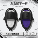 Three-generation mandarin duck Shark summer, beach flip-flops for women to wear outside