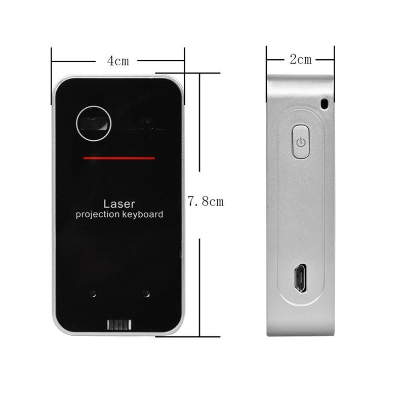 Virtual Laser Bluetooth Wireless Projector Keyboard With Mouse Function