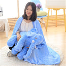 Elephant Doll Pillow Baby Comforter