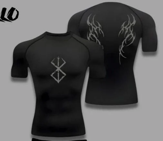 Men's Fitness training sports running breathable quick drying shot sleeve T-shirt