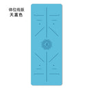 Yoga mat PU rubber luxury mat, women, anti-slip professional fitness mat