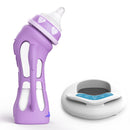 Glass Baby Bottle Straw Drop-resistant Drink Bottles for Baby