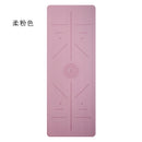 Yoga mat PU rubber luxury mat, women, anti-slip professional fitness mat