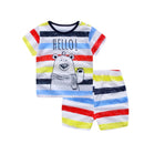 Cartoon Clothing Baby Boy Girl Summer Clothes T-shirt Baby Casual Sets