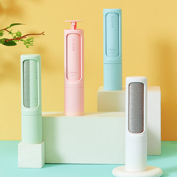 2-1 Reusable Pet Hair Lint Remover Portable Roller Brush