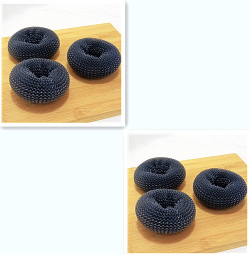 Kitchen Soap Dispensing Palm Brush Cleaner Push-type Brush Detergent Tools