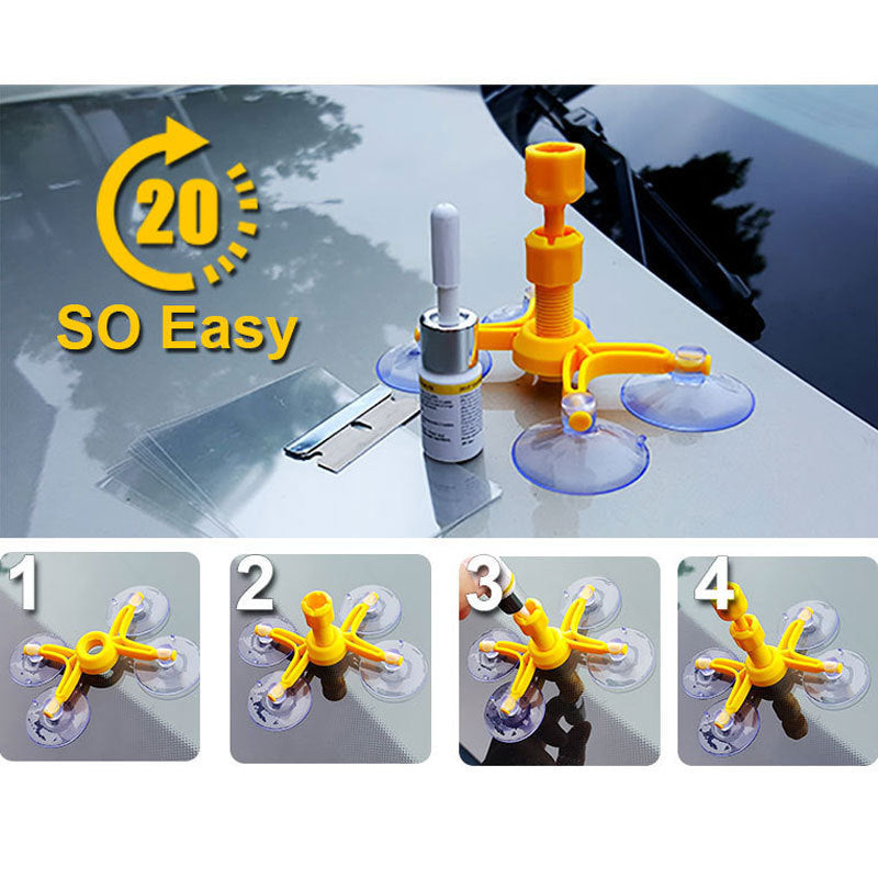 Car Window Glass Repair Scratch Crack Restore Tool kit