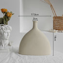 Simplicity Ceramic Vase Flower Arrangement Deration Ornament Display Art Vases