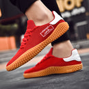 Spring Summer Flying Woven Casual Men's Shoes Breathable Sneakers