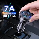 Fast Charge Car Charger One For Four Car Mobile Phone Charger Car Charger