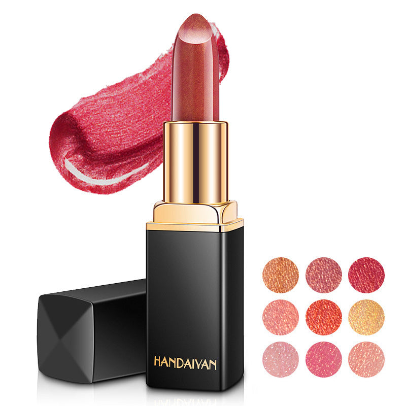 Shiny Metallic Pearlescent Color Temperature Change Lipstick