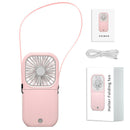 Hands-free Neck-Fan Band Hands-Free Hanging USB Rechargeable Dual Cooling Fan