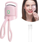 Rechargeable Electric Eyelash Curler Portable Electric Heated Comb Eye Lash Long Lasting Eyelashes Curls