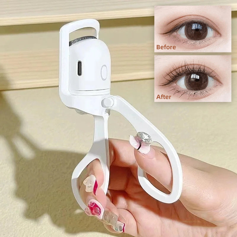 Rechargeable Electric Eyelash Curler Portable Electric Heated Comb Eye Lash Long Lasting Eyelashes Curls