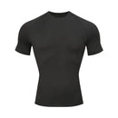 Sports tights Sports running quick drying T-shirt men breathable elastic short sleeve fitness wear men