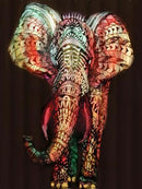 Art Design Graffiti Art Hip Hop African Girl with Black Hair Big Earring with Modern Building Shower Curtain