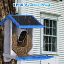 Smart Bird Feeder With Camera, Solar-Powered, Motion Detection WiFi 4MP Live Camera, AI Identify Bird Species