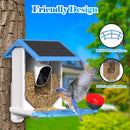 Smart Bird Feeder With Camera, Solar-Powered, Motion Detection WiFi 4MP Live Camera, AI Identify Bird Species