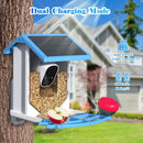 Smart Bird Feeder With Camera, Solar-Powered, Motion Detection WiFi 4MP Live Camera, AI Identify Bird Species