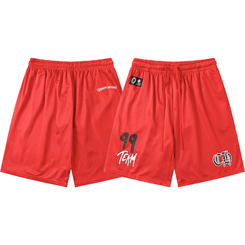 Trendy brand direct-spray ice hockey loose short for both men and women
