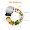 Digital Kitchen Food Diet Multifunction Weight Balance 22lbs 1g Stainless Steel  Scale