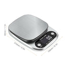 Digital Kitchen Food Diet Multifunction Weight Balance 22lbs 1g Stainless Steel  Scale