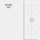 Yoga mat PU rubber luxury mat, women, anti-slip professional fitness mat