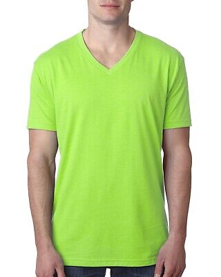 Next Level Apparel Men's 4.3 oz. CVC V-Neck Short Sleeves T-Shirt 6240