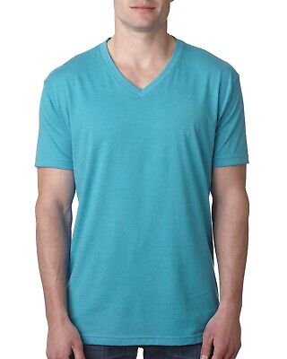 Next Level Apparel Men's 4.3 oz. CVC V-Neck Short Sleeves T-Shirt 6240